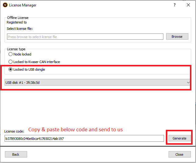 win to usb license code